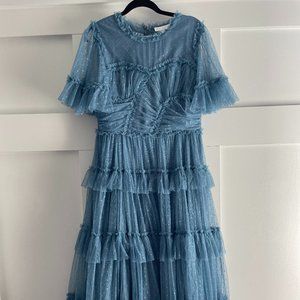 NWT - Ivy City Co. - Blue Whimsical Dress - Size L